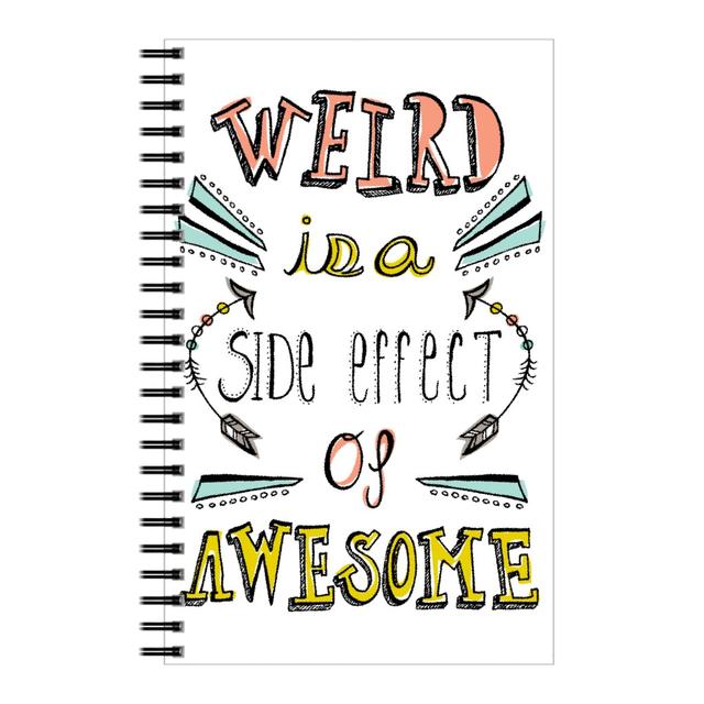 Personalized Notebooks: Being Weird Is Awesome - Multi, 5x8