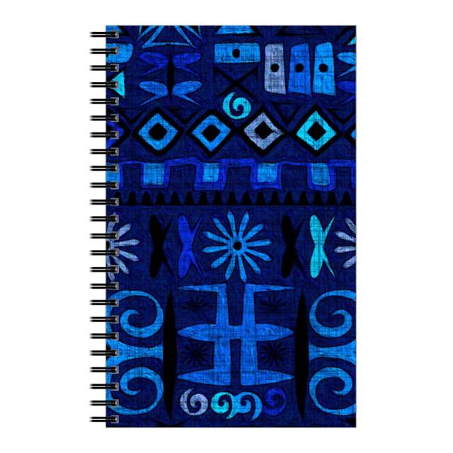 Personalized Notebooks: Indigo - Geometric, 5x8, Blue, True Blue