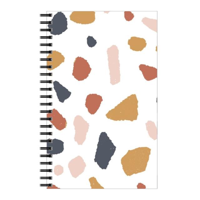 Personalized Notebooks: Terrazzo Tile - Neutral, 5x8, Beige, Pearl