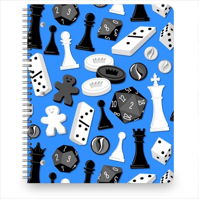 Personalized Notebooks: Game on, 8.5x11, Blue, Electric