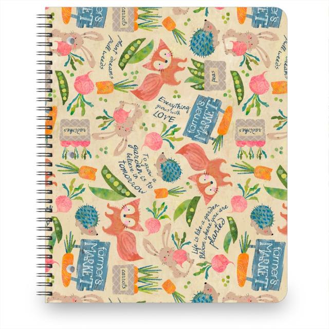 Personalized Notebooks: Sweet Lil' Market, 8.5x11, Multicolor