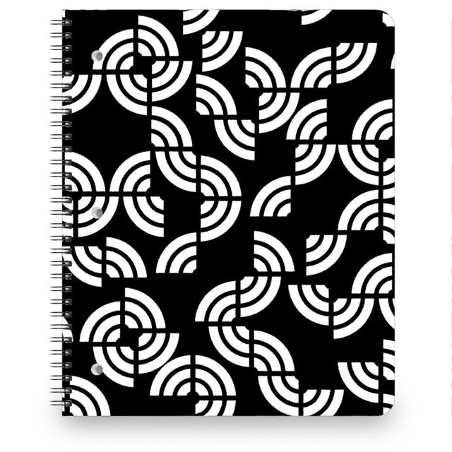Personalized Notebooks: Beethoven - Black and White, 8.5x11, Black