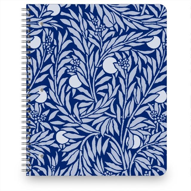 Personalized Notebooks: Orange Grove At Night - Blue, 8.5x11, Blue, True Blue