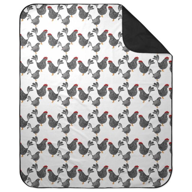 Picnic Blankets: Chick, Chick, Chickens - Neutral Picnic