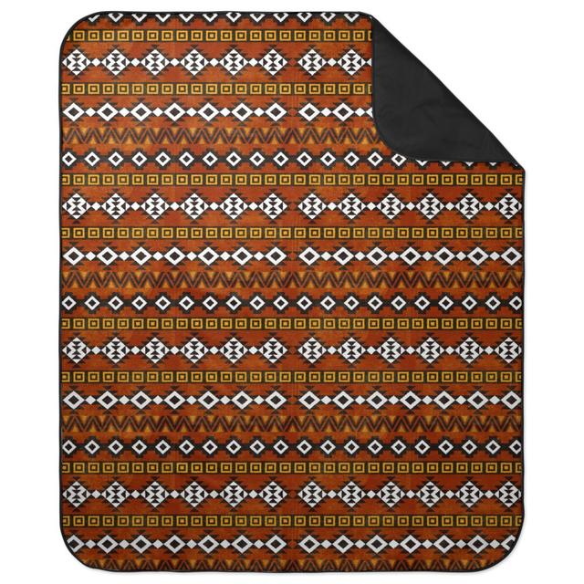 Picnic Blankets: Modern Desert - Rust Picnic Blanket, Orange