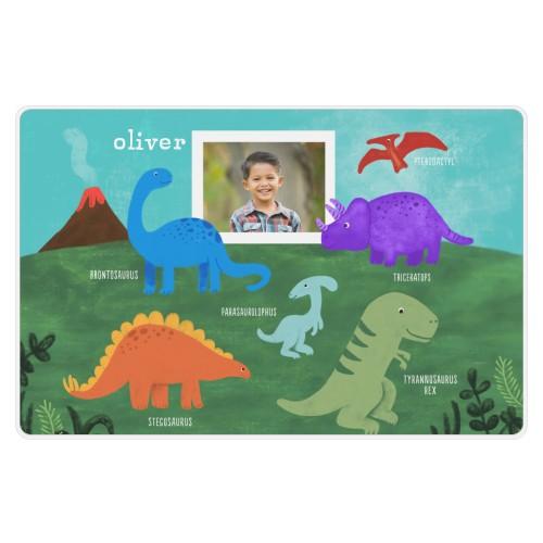 Placemats: Dinosaur Party, Beige, earth