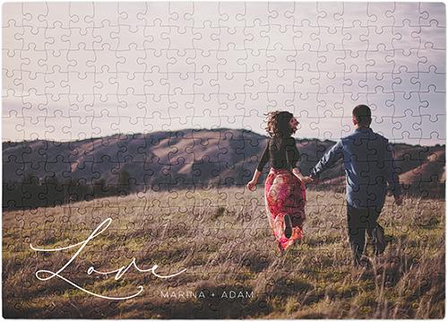 252 Piece Puzzles: Fine Love Script, White