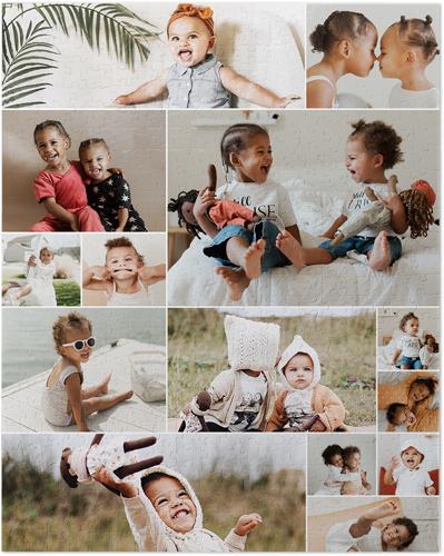 Custom Photo Puzzles: Gallery of Fourteen Portrait, 520 Pieces, Multicolor