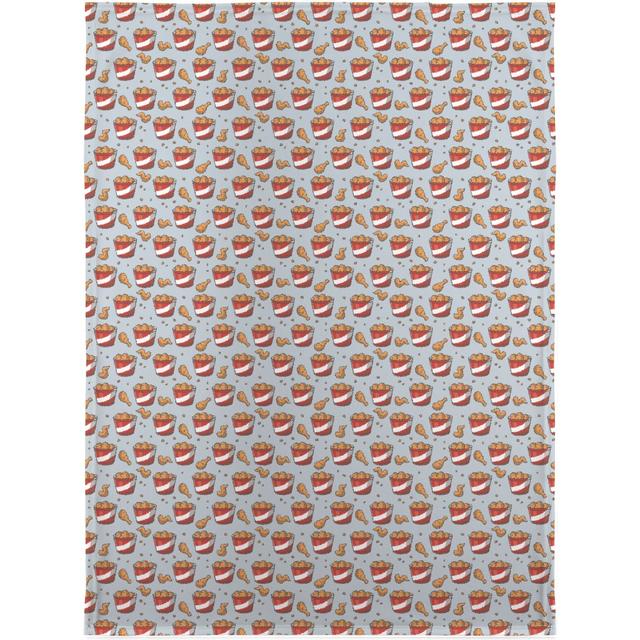 Fleece Photo Blankets: Fried Chicken Bucket Blanket, Fleece, 30x40, Blue, Heaven