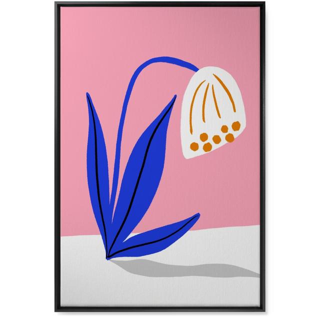 Framed Canvas Prints: Derp Flower - Multi, Black Frame, 24x36, Multicolor
