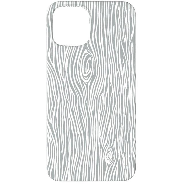Custom iPhone 11 Pro Cases: Woodgrain - Gray, Slim Case, Matte Finish, Gray