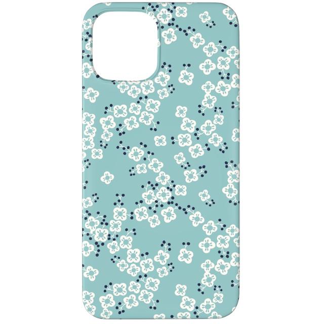 Custom iPhone 11 Pro Cases: Japanese Blossom - Blue, Slim Case, Matte Finish, Blue, True Blue