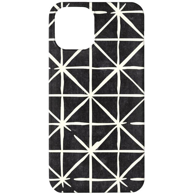 Custom iPhone 11 Cases: Geometric Triangles - Distressed Geometric, Slim Case, Matte Finish, Black