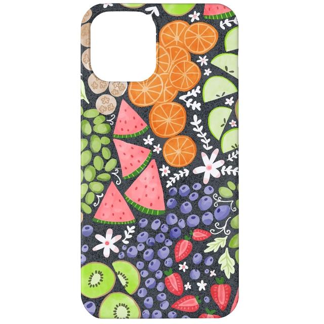Custom iPhone 11 Cases: Fruity Medley Picnic, Slim Case, Matte Finish, Multicolor