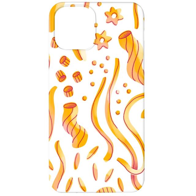 Custom iPhone 11 Cases: Yummy Noodles, Slim Case, Matte Finish, Orange