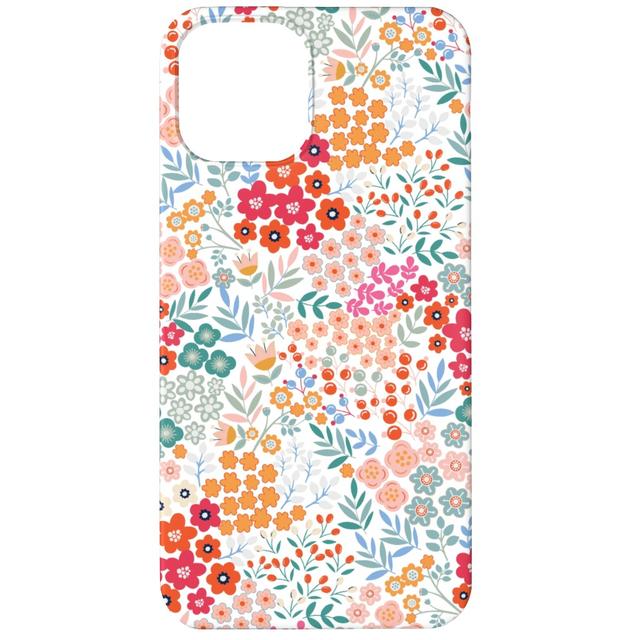 Custom iPhone 12 Cases: Summer Flower, Slim Case, Matte Finish, Multicolor, White