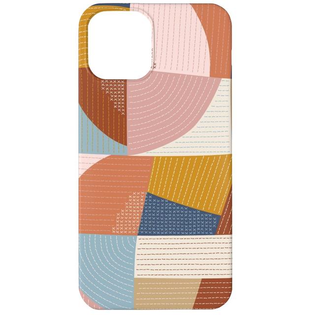 Custom iPhone 12 Cases: Modern Patchwork - Multi, Slim Case, Matte Finish