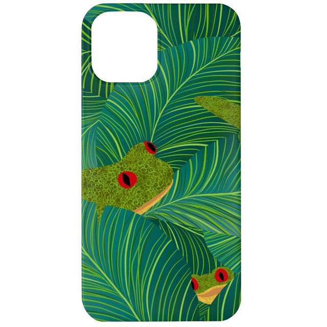 Custom iPhone 12 Cases: Island Peepers, Slim Case, Matte Finish, Green, Classic Green