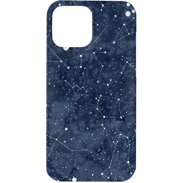 Custom iPhone 13 Pro Cases: Star Constellations - Blue, Silicone Liner Case, Matte Finish, Blue, True Blue