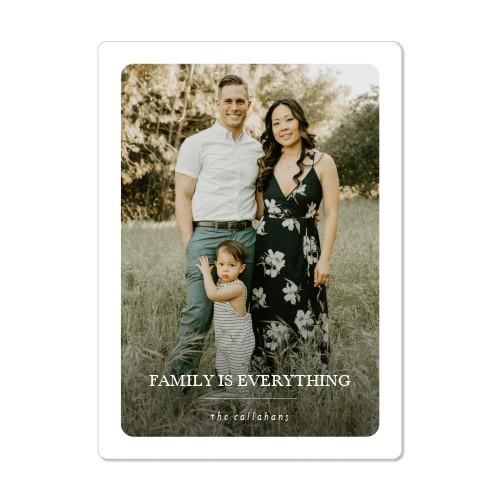 Magnets: Simple Border, 4x5.5, White