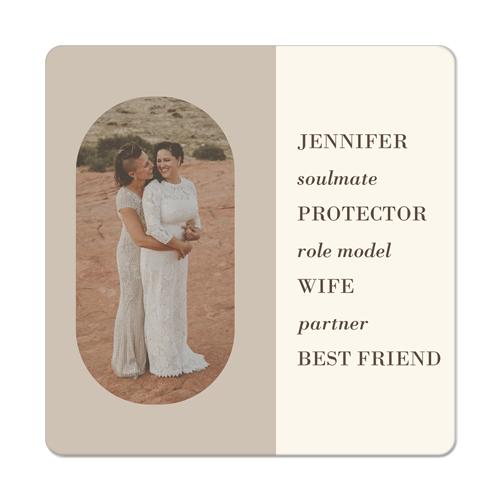 Magnets: Traits of the Best, 3x3, Beige, wheat