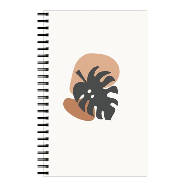 Personalized Notebooks: Shapes and Fern Leaf Ii, 5x8, Multicolor, Pueblo