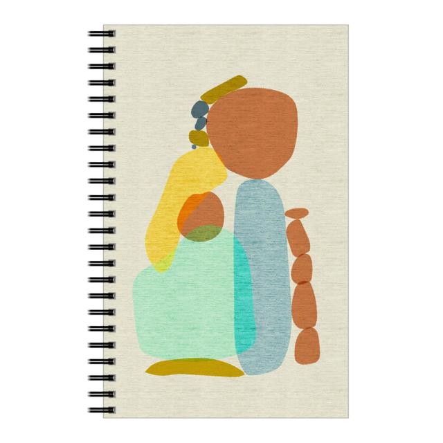 Personalized Notebooks: Abstract Vertical Rocks - Multi, 5x8