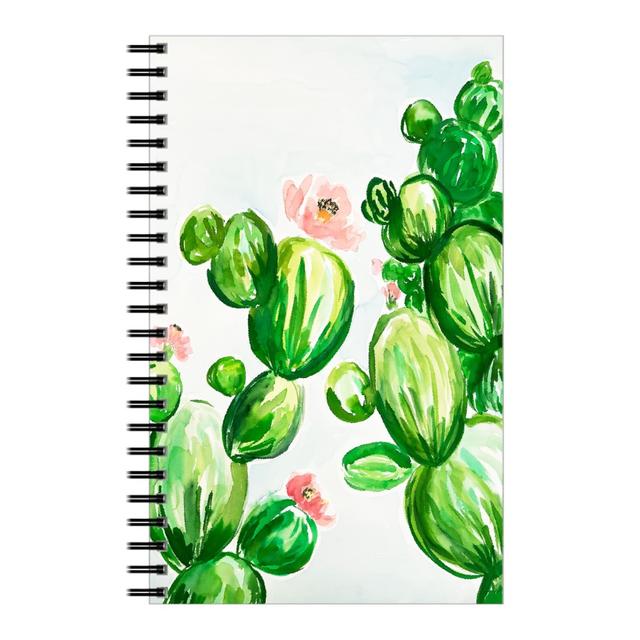 Personalized Notebooks: Desert Sunset - Green, 5x8, Green, Classic Green