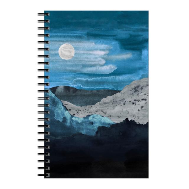 Personalized Notebooks: Canyon Night, 5x8, Blue, True Blue