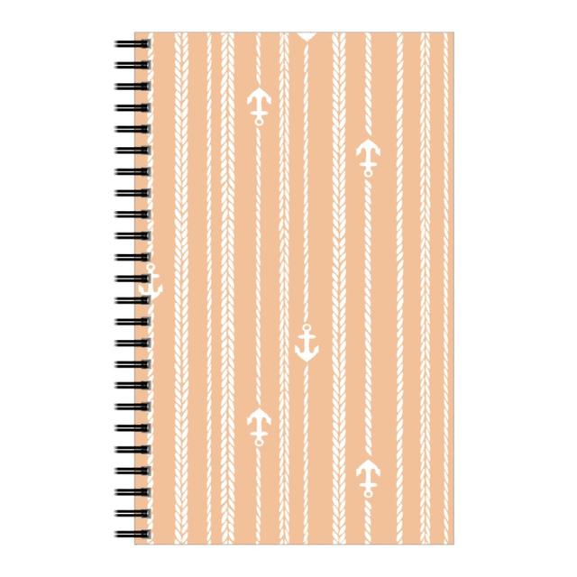 Personalized Nautical Anchor Journal with Rope Detail