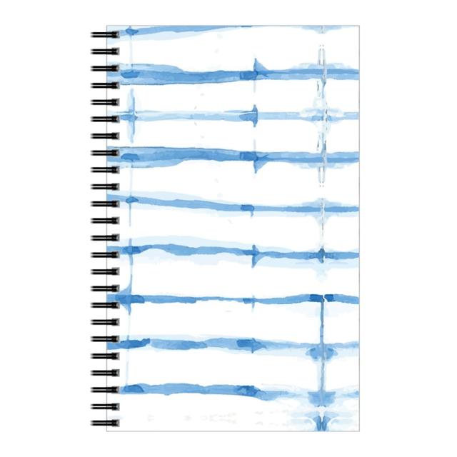 Personalized Notebooks: Shibori - Blue, 5x8, Blue, True Blue