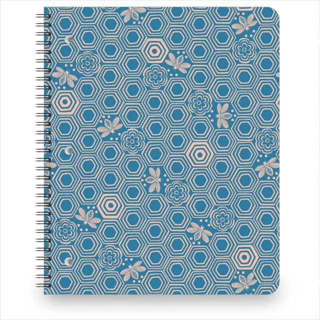 Personalized Notebooks: Honeyrose, 8.5x11, Blue, True Blue