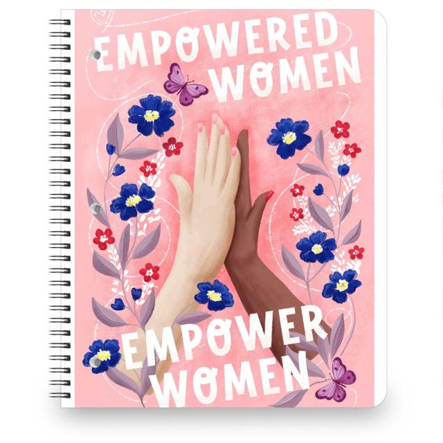Empowered Women Pink Journal Motivational Notebook