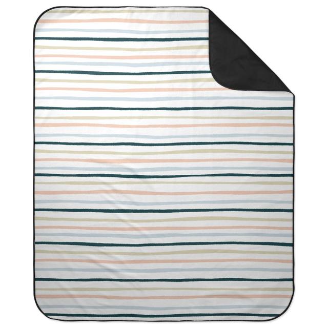 Picnic Blankets: Shenanigans Horizontal Wtripes - Multi