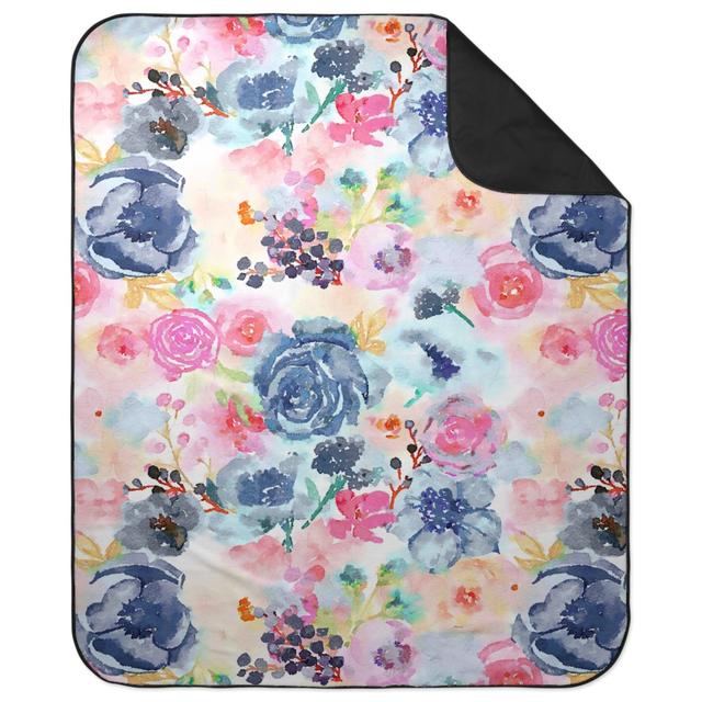 Picnic Blankets: Spring Dreams - Watercolor Floral - Multi