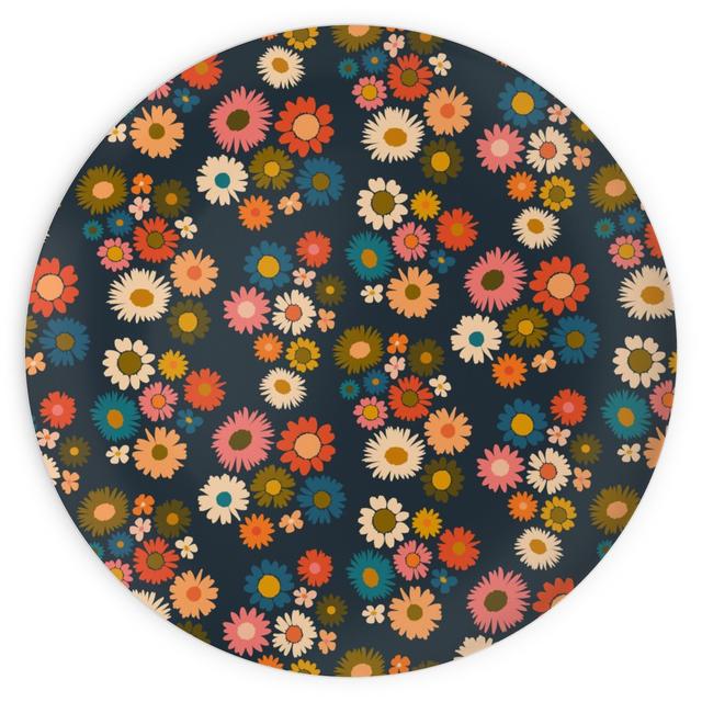 Plates: Painted Daisies - Multi, 10x10