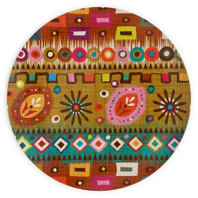 Plates: Niger Colors - Multi, 10x10