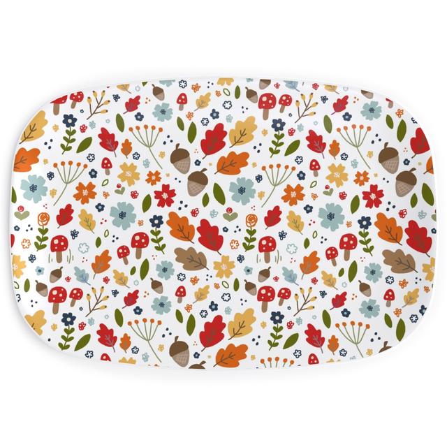 Serving Platters: Woodland Floral - Multi