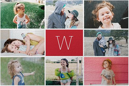 1014 Piece Puzzles: Gallery Monogram, Multicolor