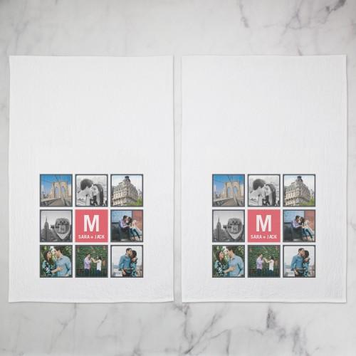 Tea Towels: Pictogram, Set of 2, Black