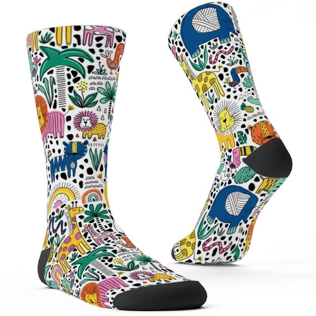 Custom Socks: Safari Fun - Multi