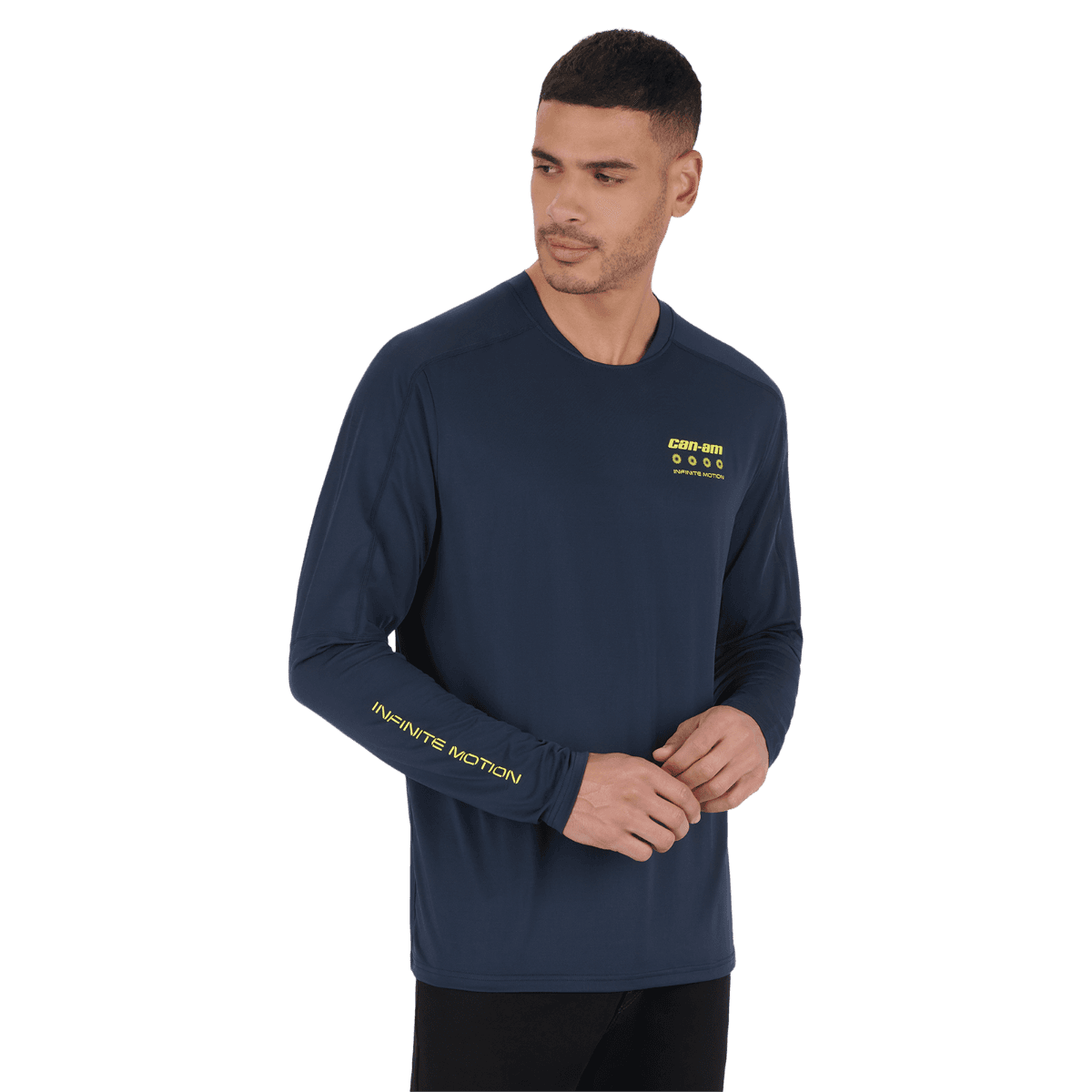 Can-am Men's Performance Long Sleeves / Indigo Blue / M