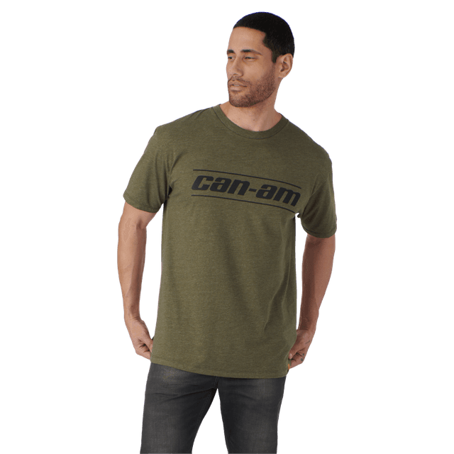 Can-Am Men's  Signature T-Shirt / Army Green  /  454754 / S