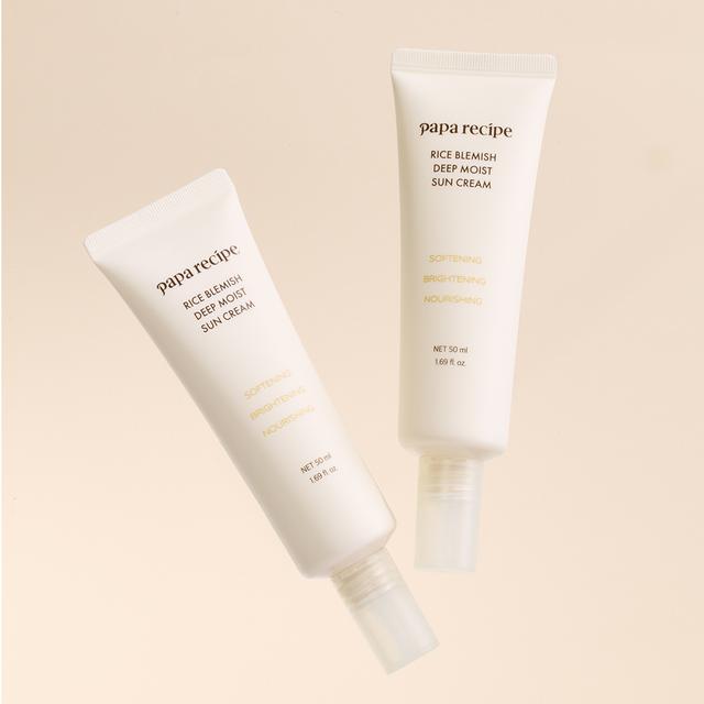 papa recipe Rice Blemish Deep Moist Sun Cream 50ml Double Pack