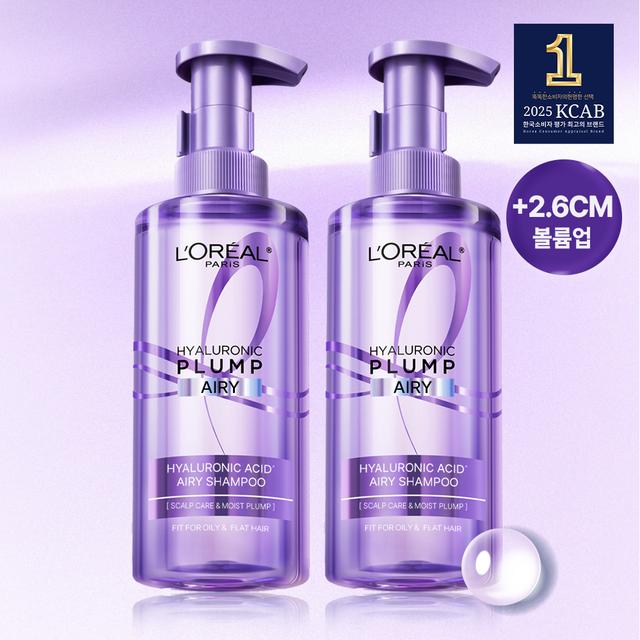 LOREAL PARIS Hyaluronic Plump Airy Shampoo 440ml AA SET