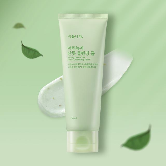 Shingmulnara Young Green Tea Refreshing Foam Cleanser 120ml