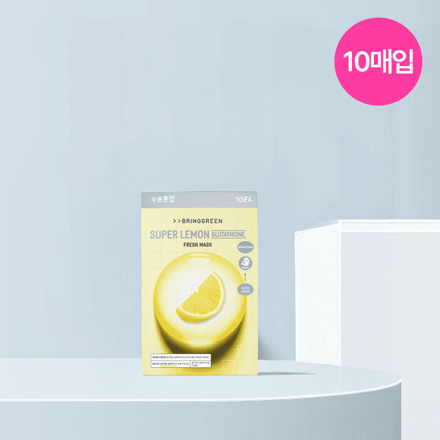 BRINGGREEN Fresh Mask Sheet 10ea [Super Lemon Glutathion]