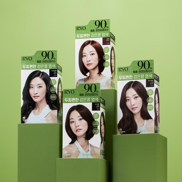 Ryo Scalp Care Black Soybean Hair Dye 120g 5.0 Ash Brown