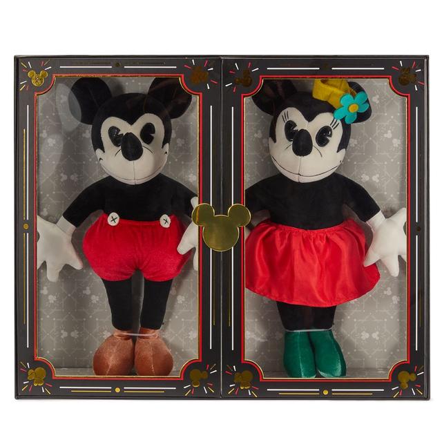 Mickey and Minnie Mouse Collectible Replica Plush Dolls Set Inspired by Charlotte Clark  13''  Limited Release Official shopDisney