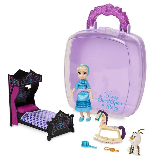 Elsa Disney Once Upon a Story Mini Doll Play Set  Frozen  5''